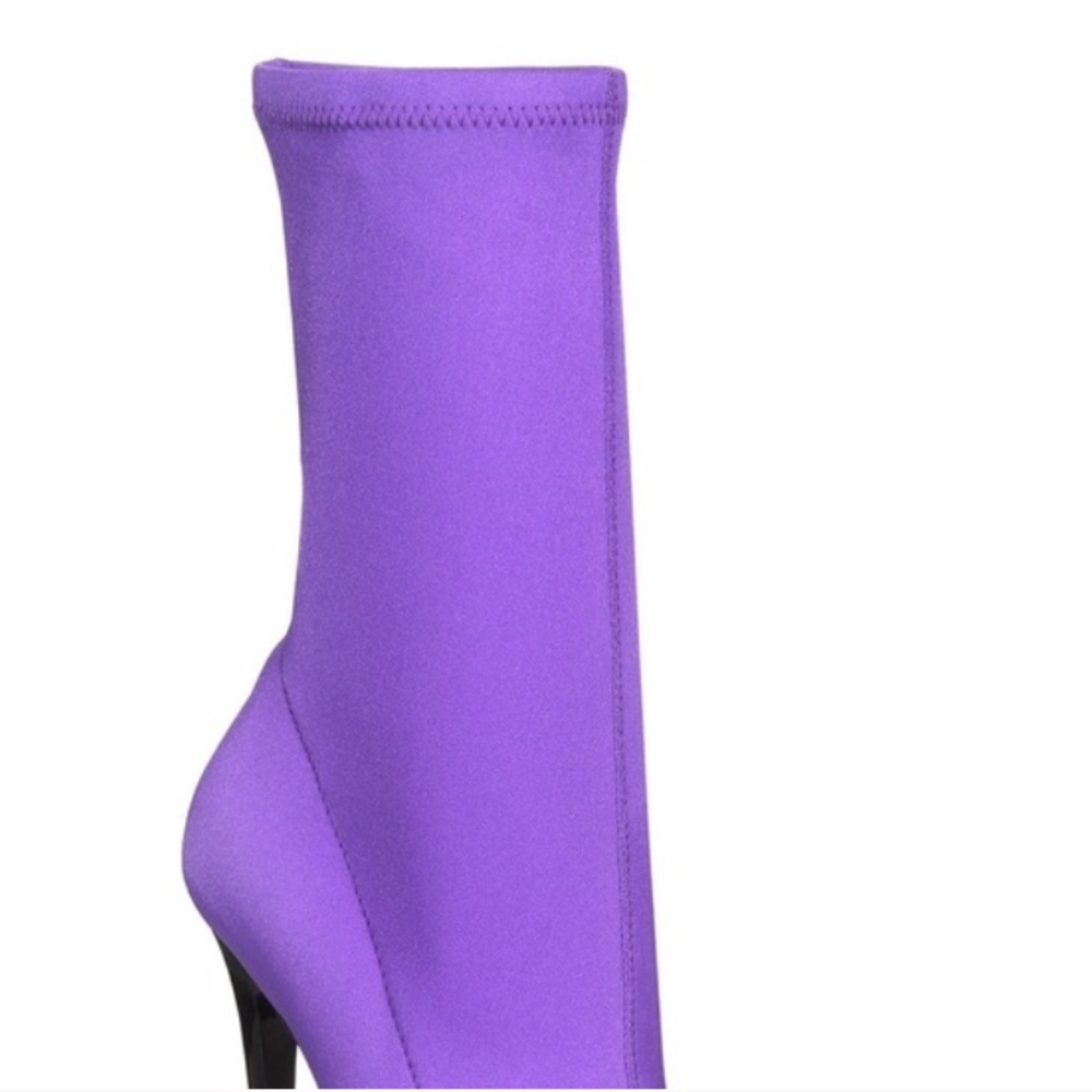 Call It Spring Hailassi Sock Bootie in Purple - Picture 7 of 11